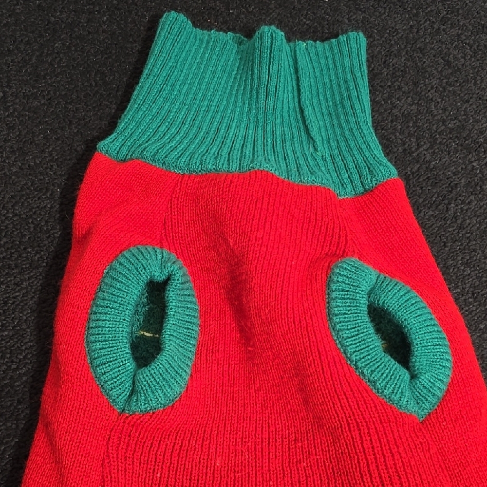 Festive Dog Sweater with Christmas Tree Design - Picture 7 of 12
